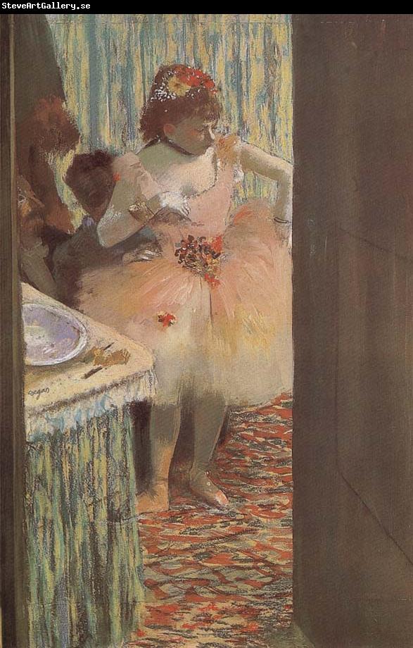 Edgar Degas Dancer at the dressing room